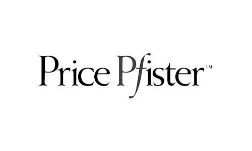 Pfister (Price Pfister) fixtures and faucets — installed by Plymouth Plumbing & Heating
